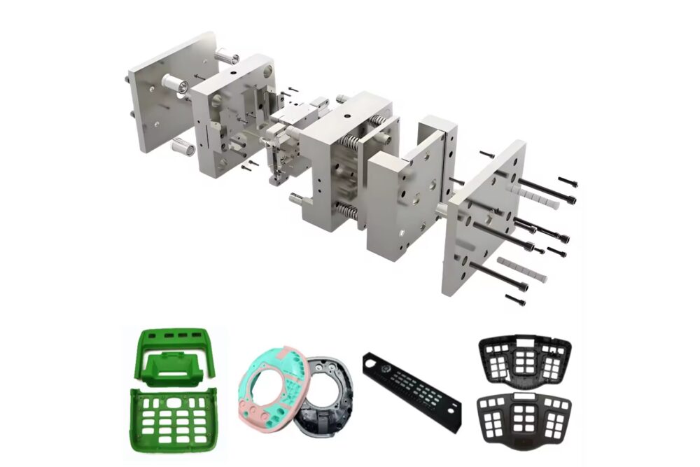 Polycarbonate Plastic Enclosure with Overmolding and Insert Molding Techniques Plastic Injection Tooling and Tooling Services