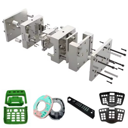 Polycarbonate Plastic Enclosure with Overmolding and Insert Molding Techniques Plastic Injection Tooling and Tooling Services