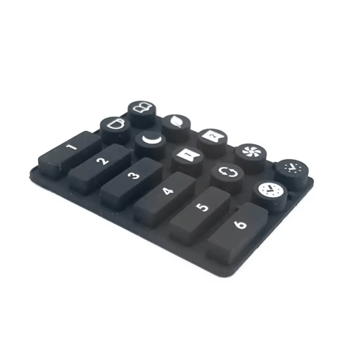 Rubber Keyboards Conductive Rubber Molded Button Keys Custom Silicone Keypads