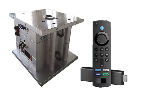 Plastic Molds for TVs, ABS Molded Housings, Customized Injection Mold Products for 4K Broadcast Devices with Voice Remote Control