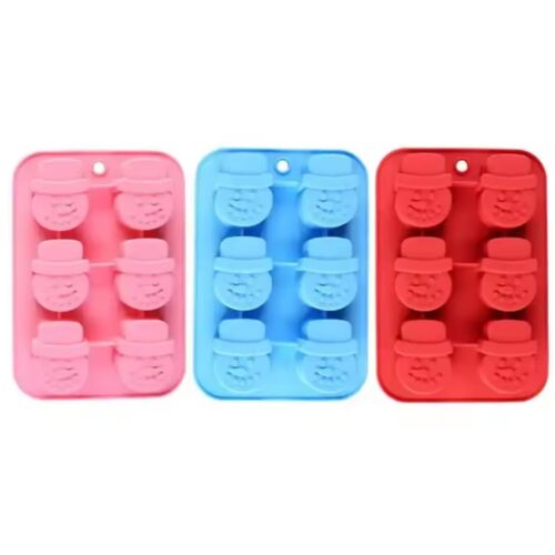 OEM Snowflake Christmas Silicone Cake Mold Pastry Baking Decorating Tool Christmas Tree Bread Biscuit Ice Cream Mold