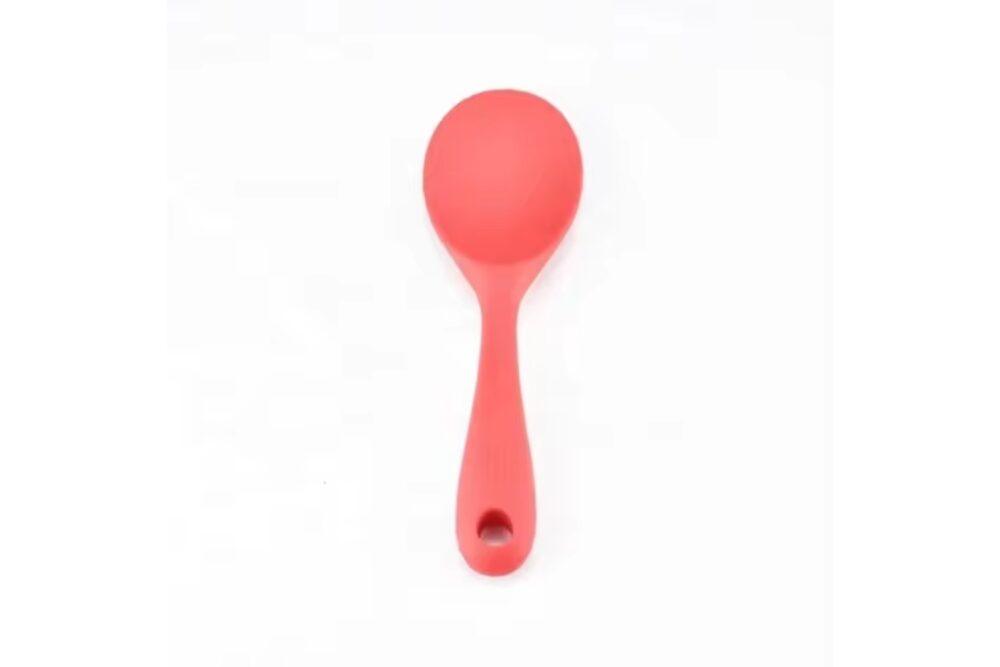 OEM Heat Resistant Food Service Spoon Silicone Rice Paddle Spatula Home Kitchen Tools Silicone Rice Spoon