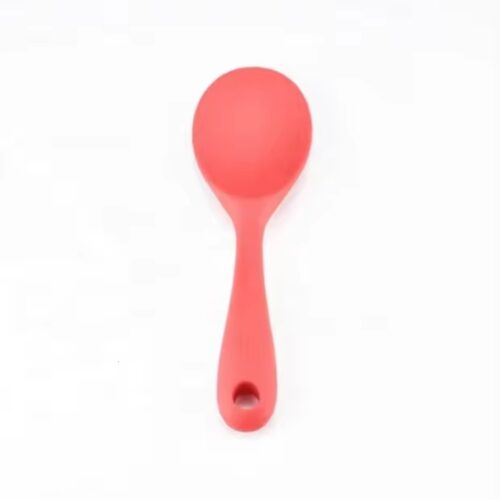 OEM Heat Resistant Food Service Spoon Silicone Rice Paddle Spatula Home Kitchen Tools Silicone Rice Spoon