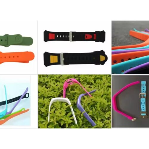 LSR Injection Molding Silicone Rubber Watchband Silicone Watch Straps Bracelet with Customized