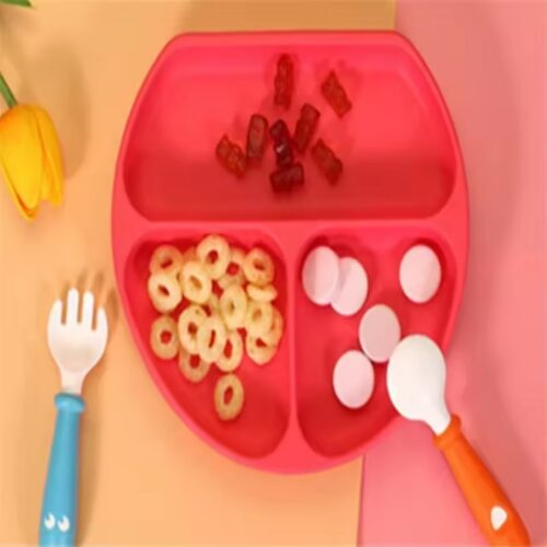 OEM liquid silicone rubber mold for injection molding LSR parts liquid silicone baby tableware LSR products for baby lunch box