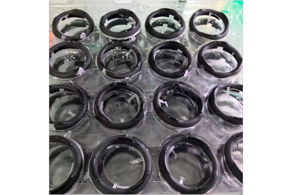 Custom Rubber Molding Silicone liquid silicone rubber molding parts overmolded with hard plastic part