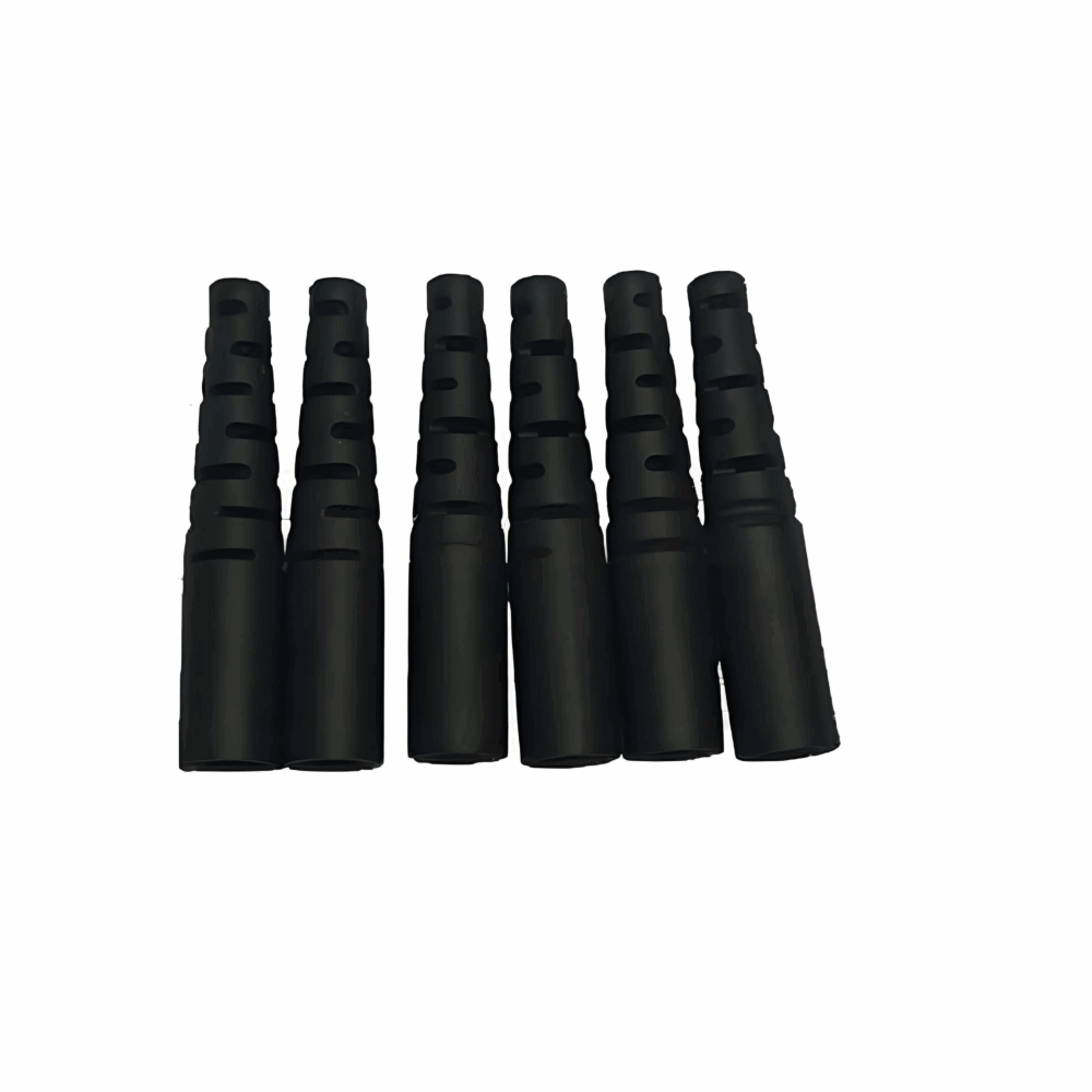 Custom MPO SMA Fiber Optic Boot Moulds Flame Retardant Heat Resistant Tail Sleeve